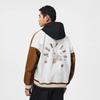 Li-Ning Anti-Wu Series Letter Patchwork Animal Pattern Jacket Men Jacket Beige Oak-Brown Earth-Brown AJMT017-4