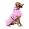 Pet Raincoat Dog Raincoat Labrador Golden -Reflective Snowproof Large Dog Clothes