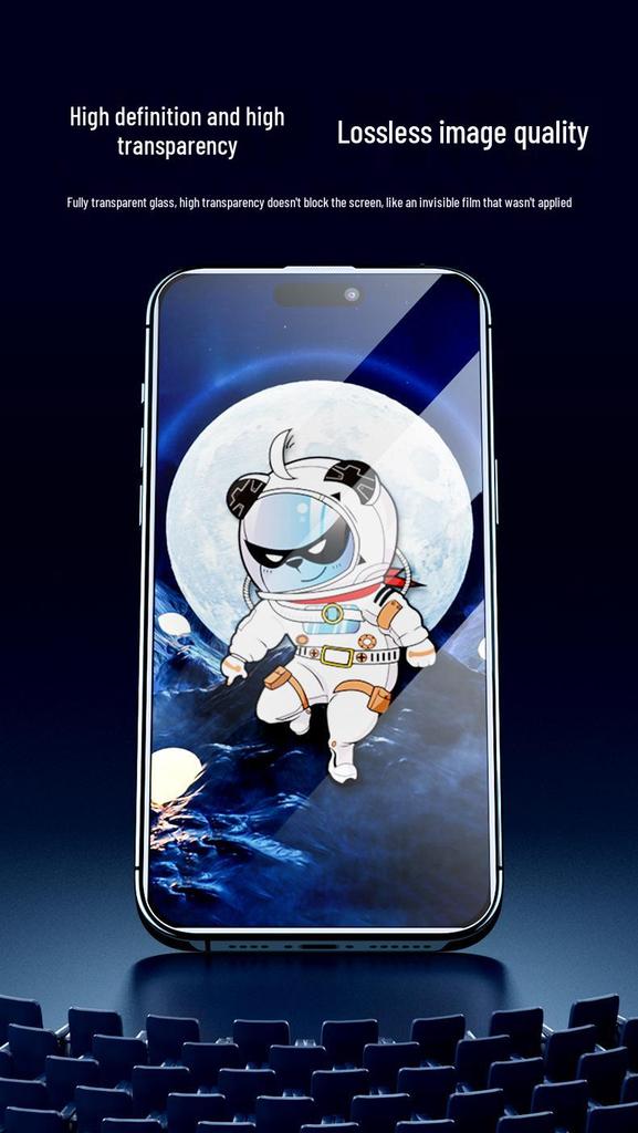 Azeada Privacy Tempered Film for iPhone 12 Pro/XS Max: 16, 15, 14 with HD Blue Light Filter