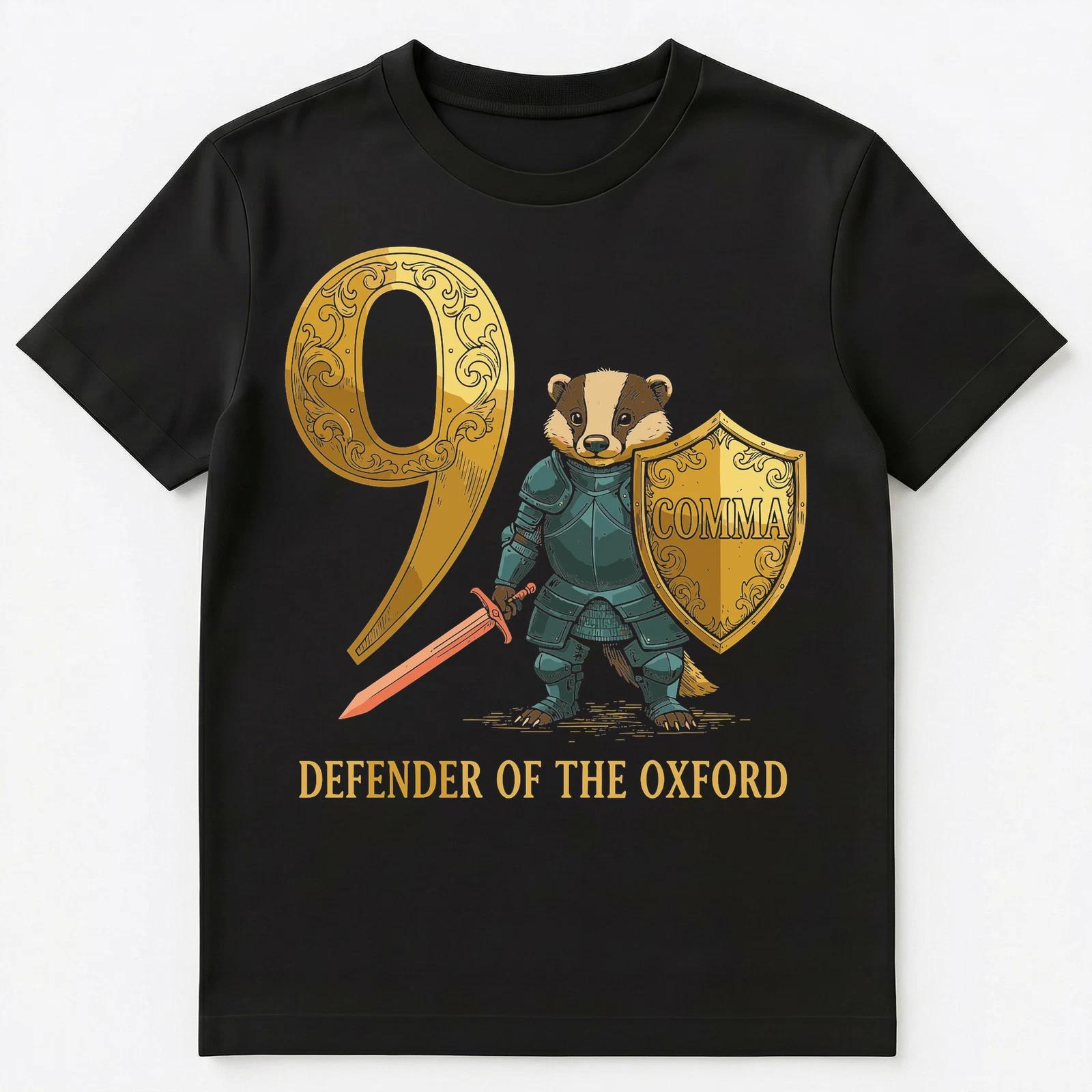 

Grammar Enthusiast Oxford Comma Warrior Punctuation Unisex T-Shirt L