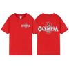T-shirt da Uomo OLYMPIA Stampata in Puro Cotone Nuova Tendenza Estiva Hip Hop Street Sports Fitness Comoda T-shirt ad Alta Vendita da Uomo