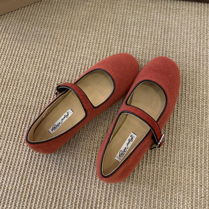 Fashion Bailamos 2025 Brand New Women Flats Low Heel Shoes Square Toe Retro Mary Janes Pumps Casual Spring Loafers Ballerina Shallow Bal
