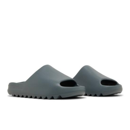 Adidas Yeezy Slides  Slate Marine  Повседневные Нескользящие Шлепанцы Серо-синие ID2349 EU 42 аспидный