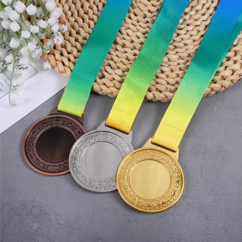 Kindergarten Sportmedaillen: Gold-, Silber-, Bronze-Leistungsurkunden für Schüler