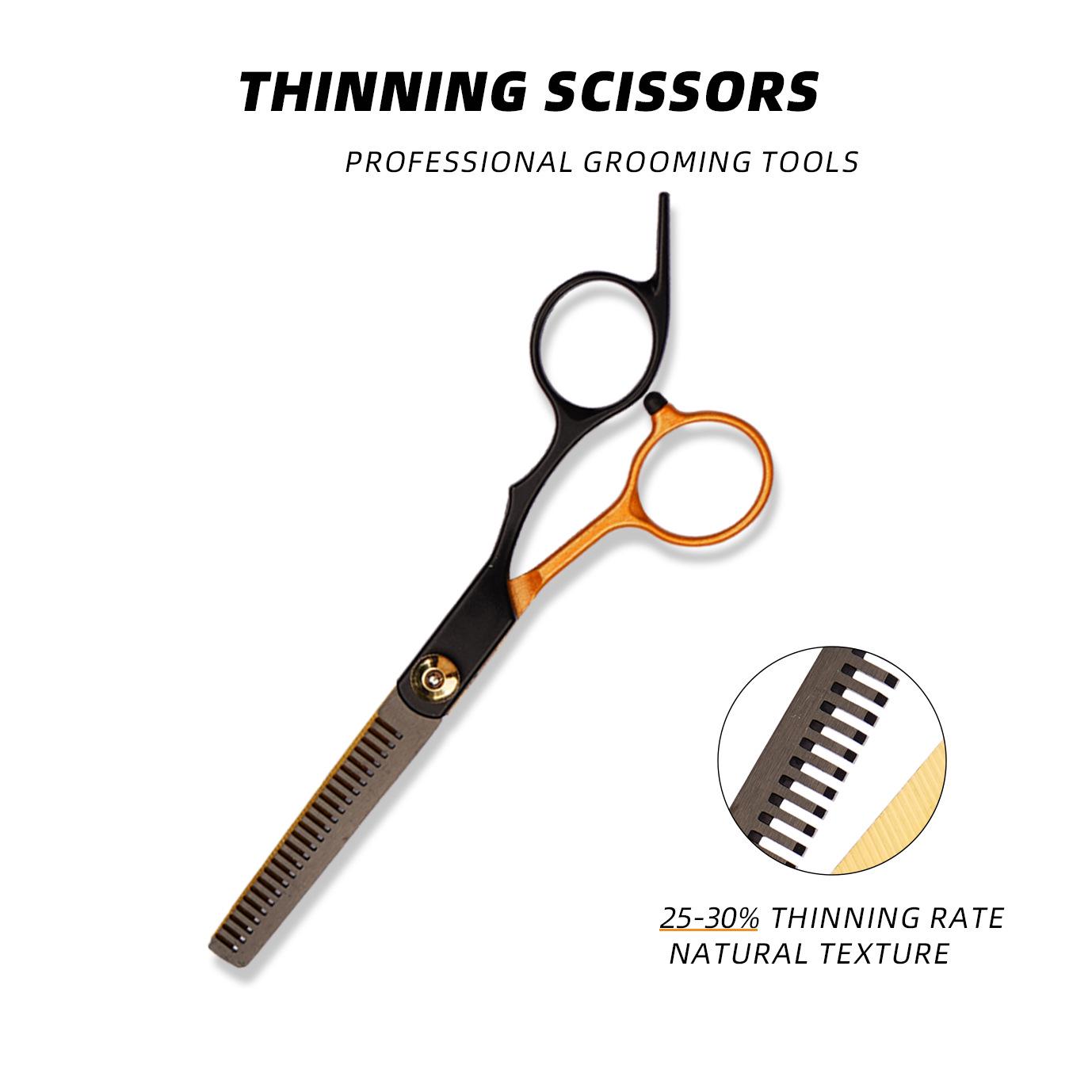 Professional Pet Grooming Scissors Set for Dogs - Hair Cutting, Cleaning & Grooming Tools