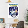 Bluey Wall Decor Tapestry Art For Pet Memorial Birthdaywedding Party Backdrop Family Gift