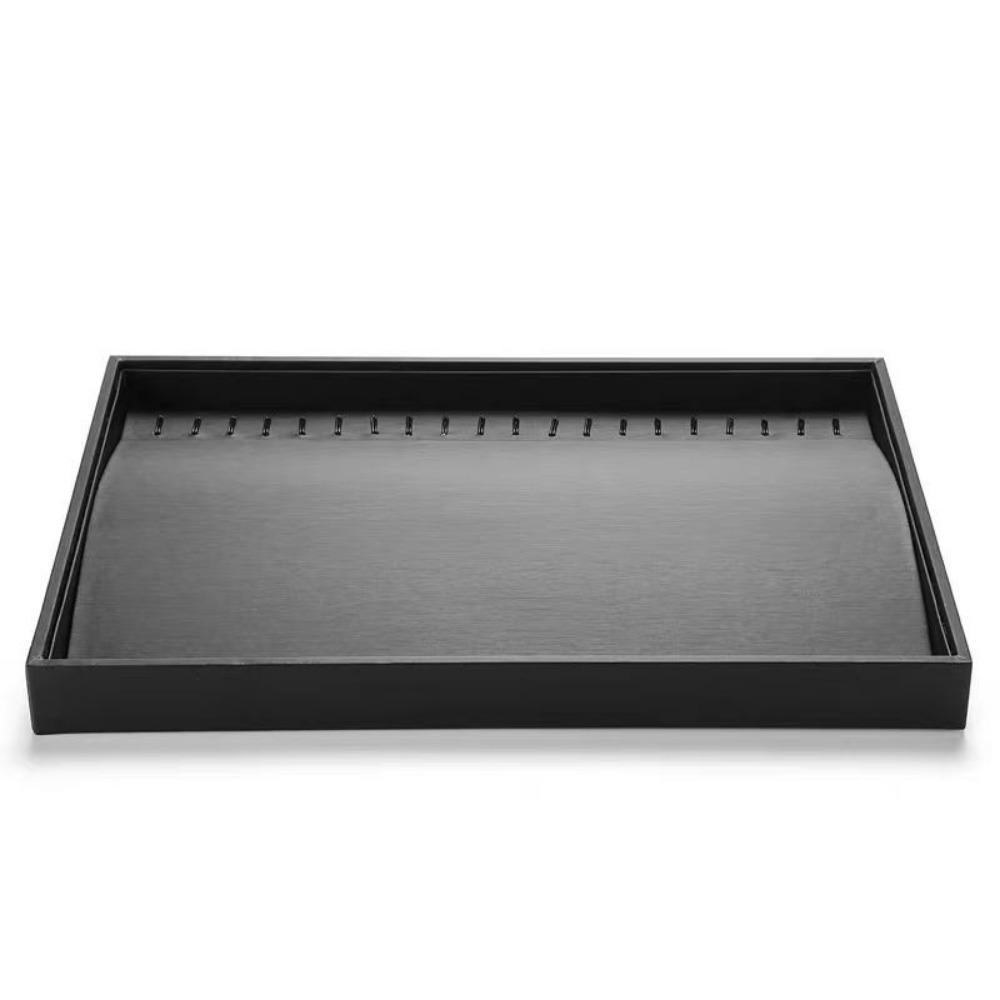 Multi Compartments PU Leather Jewelry Pallet Stackable Jewelry Drawer Inserts  Necklaces