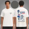 ¡REIMPRESIÓN! Merchandising Ryder Cup 2026 Ryder Cup Lady Liberty Banderas Camiseta Unisex de Doble Cara