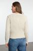 Women's Elegance Style Cardigan Tile Crop Blouse-Cardigan Set Knitwear Cardigan