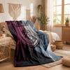 Burnley Football Print Flannel Blanket Soft Warm Sofa Bed Throw Blanket For Home Office Bedroom