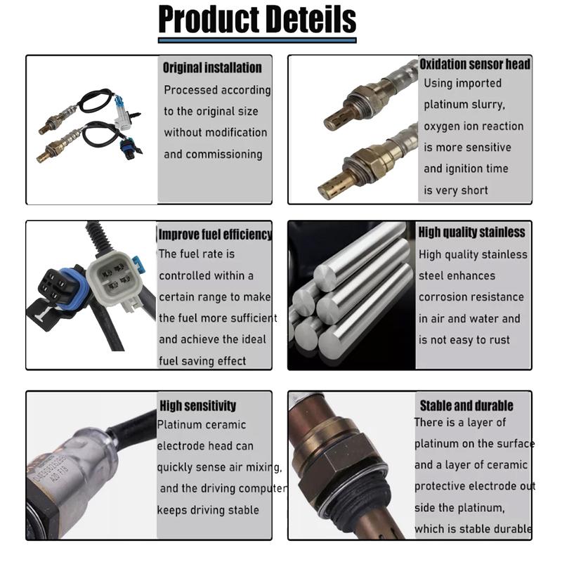 4Wires 234-4066 234-4668 Upstream Downstream O2 Oxygen Sensor For Chevrolet HHR Cobalt Pontiac G5 2007 Saturn Ion Vue 2.2L 2.4L