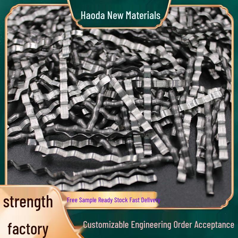 

38mm Crack-Resistant Milled Steel Fiber for Concrete Bridge Reinforcement