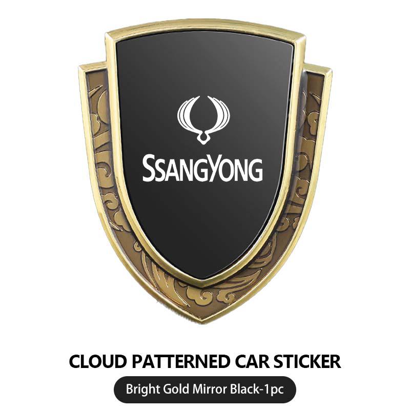 

Car Window Sticker Decal Rear Trunk Emblem Badge Body Decal For SsangYong Actyon Tivoli Rodius M200 Chairman Sport Korando