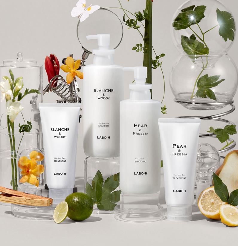LABO-H Haarausfall Linderung Kopfhaut Stärkendes Shampoo 400ml (2 Arten) / Blanche&Woody / Birne&Freesie