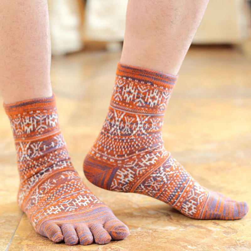 Men's Women's Socks Pure Cotton Sports Five Finger Socks Five Finger Socks