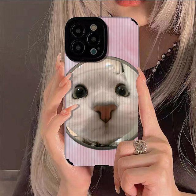 Etui na telefon Słodki Kot dla Iphone 14 Pro Max 11 13 12 Ochrona aparatu Odporna na wstrząsy silikonowa obudowa dla Iphone Xr Xs Max X 8 Plus 7 6