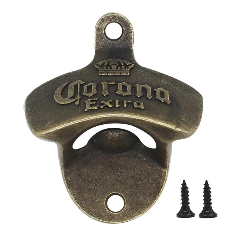 1 Stück Retro Dekorativer Flaschenöffner Wandmontiert Hängende Bieröffner Barwerkzeuge Legierung Galvanisierungsverfahren Bar Café Wanddeko