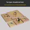 Mortar and Tile Adhesion Test Block with Threaded Fixture (CN version)