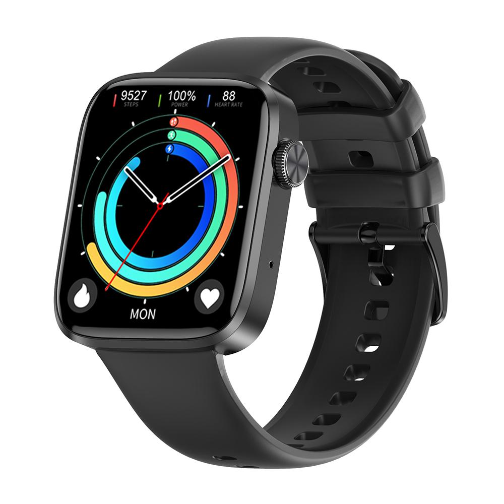 

DT101 1.9 inch Screen Smart Watch Multi-Sport Mode Bracelet with ECG / NFC Function Support Bluetooth Call / Wireless Charging (Silicone Strap)