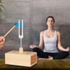 Ladicí vidlička 528Hz 432Hz, Rezonanční box pro ladicí vidličku, Ladicí vidličky pro čakry pro zvukovou terapii, Jógu, Meditaci a Relaxaci