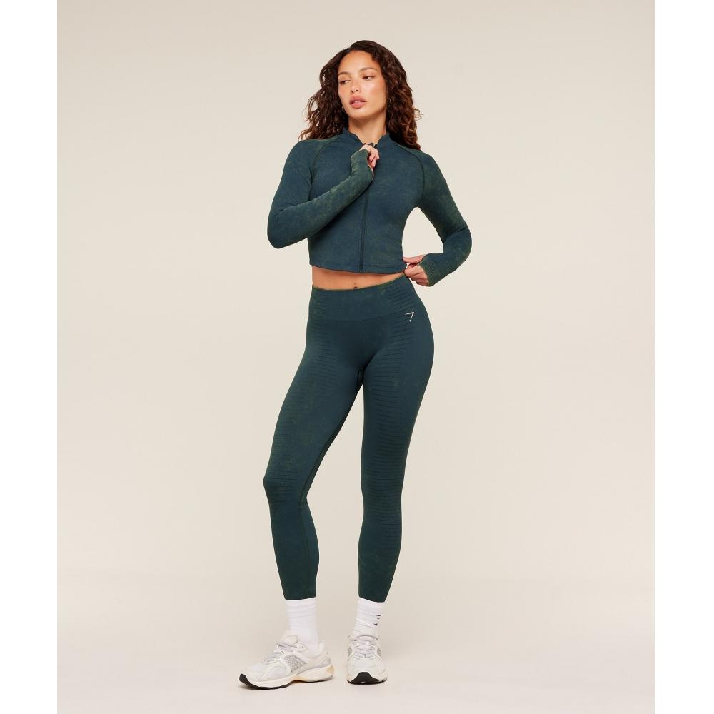 Gymshark Steel Seamless Leggings Deep Petrol Blue B6b1v Udth