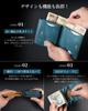 Bifold Wallet Compact Pueblo Leather Genuine Leather Small Bifold Wallet Made in Japan Coin Purse Wallet Italian Leather Money Luck Wallet Practical