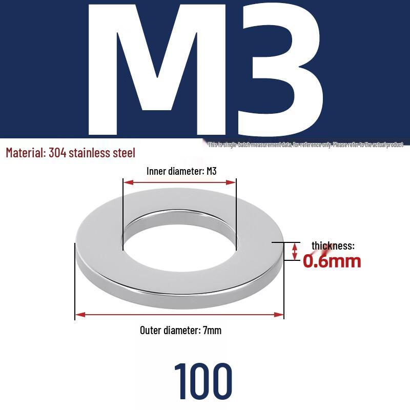 304 Stainless Steel Flat Washers