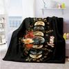 Sun Moon Customize Your Name Blanket Lightweight Customizable Blanket Warmthful Decor Versatile for Chair Bedding Couch Home Decor
