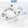 AUTOVIC Positive Camber C-Hubs with Screws for Redcat ‘59/‘64/Monte Carlo
