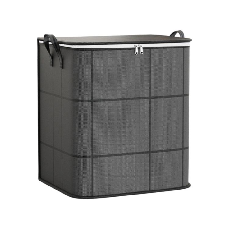 Bedroom Storage Bag Soft Fabric Closet Case for Bedding and Sweaters with Dust Cover and Full Opening Access Indoors