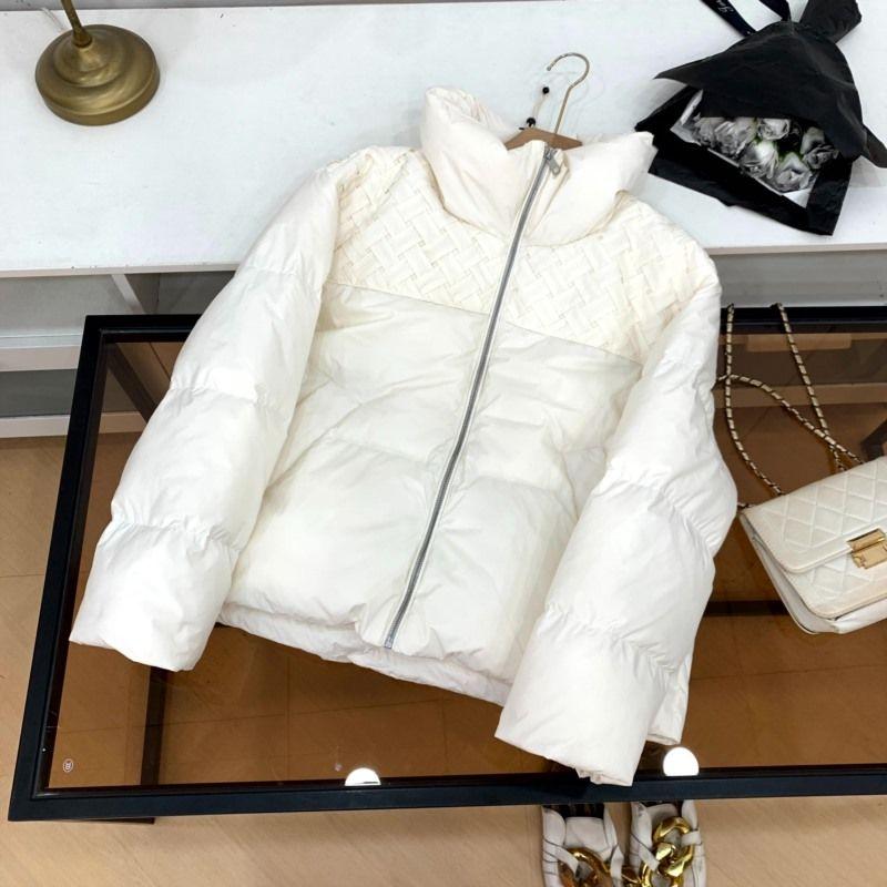 

Пуховик Верхняя одежда Весна Новинка Пэчворк Стильный Свободный Приталенный Топы Женский C#14 Off-White 2 One size