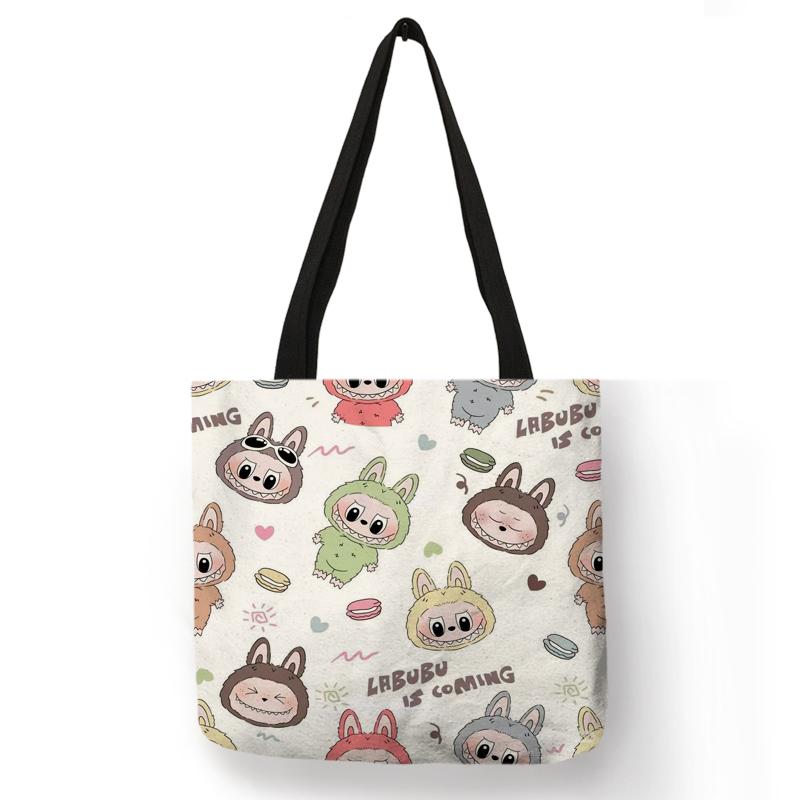 Labubu Trendy Personalized Printed Bag Shopping Bag 5405