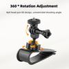 Innovative Car Sunshade Camera Mount Quick Release Clip Mounting Bracket Universal for 360 X3/Action 4 Action Cameras