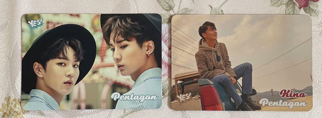 

[USED] PENTAGON Kino Trading Card YES Card Set of 2