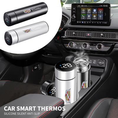 Bouteille thermos intelligente de 500 ml avec logo Pour emblème ESCALADE ATS BLS CT4 CT6 SRX STS XT4 XT5 SLR XT6 XTS Accessoires