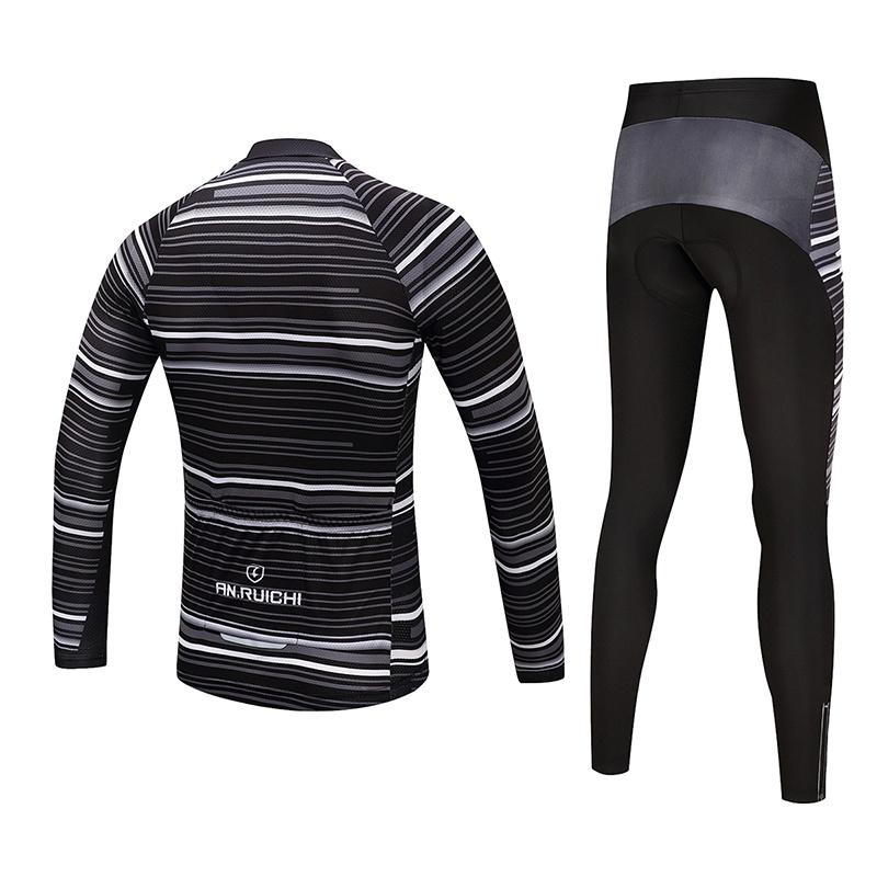 Riding Bicycle Jerseys Cycling Clothing Set Men Long Sleeve Bicycle Clothes Suit