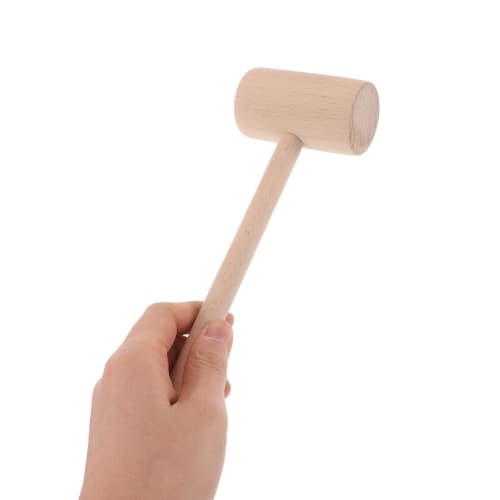 GALPADA Leatherworking Hammer, Versatile Wooden Hammer for Leather and Woodworking Projects