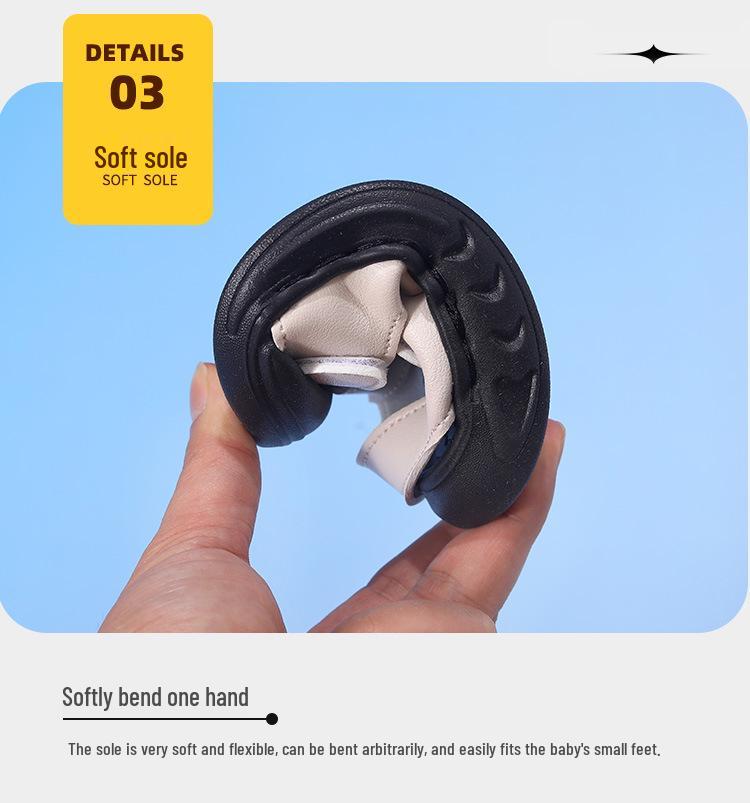 2026 Korean-Style Closed-Toe Sandals for Kids, Age 2-6, Soft Sole, Anti-Kick, Perfect for Summer Beach Activities