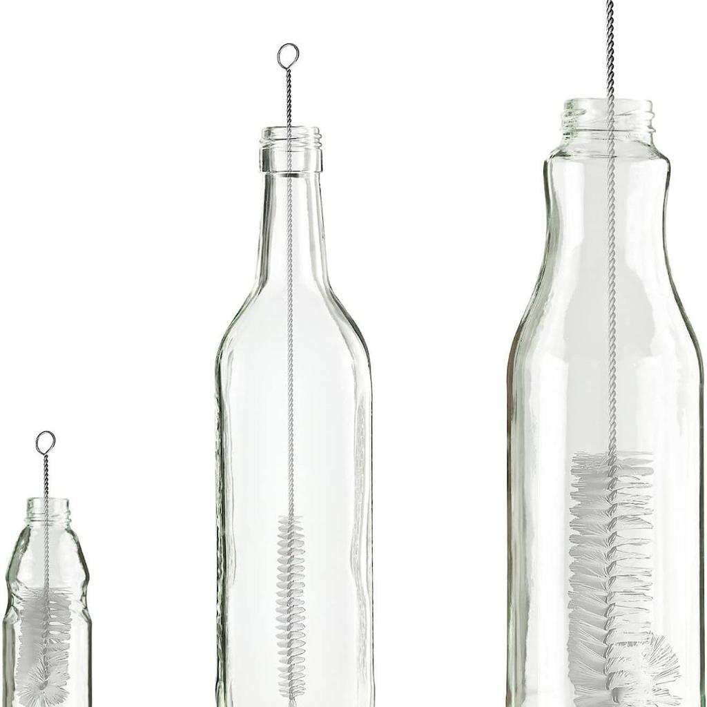 Multi-Functional Cleaning Brush Set: Bristle Brush, Bottle Brush, Cup Brush, Straw Brush