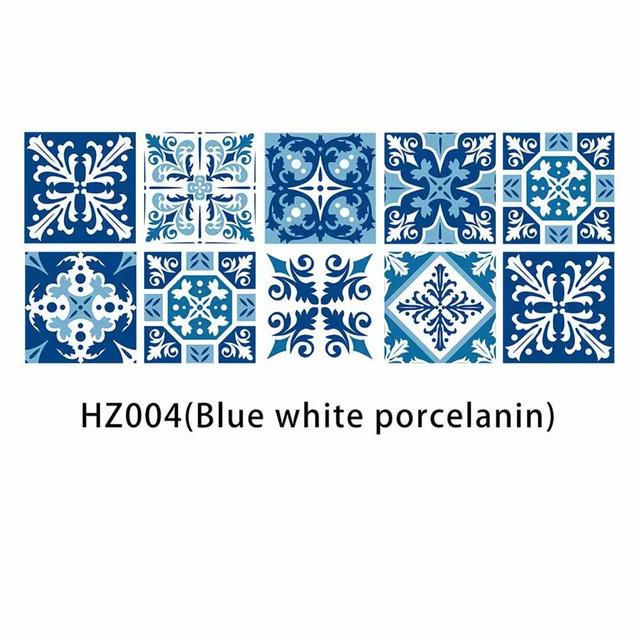 10-Sheet Peel and Stick Self Adhesive Removable Wallpaper Stick On Kitchen Backsplash Bathroom 3D Wall Sticker Tiles