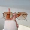 Vintage Square Sunglasses Men Retro Gradient Shades Women  New Trendy Luxury Brand Design Outdoor Decor Sun Glasses