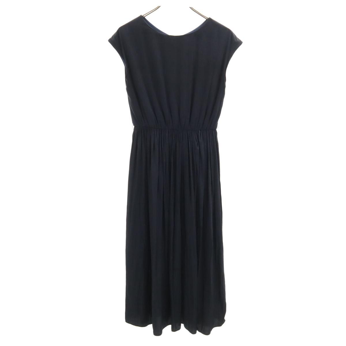 

UNITED ARROWS GREEN LABEL RELAXING Платье с французским рукавом и сборкой на талии Женское Б/У