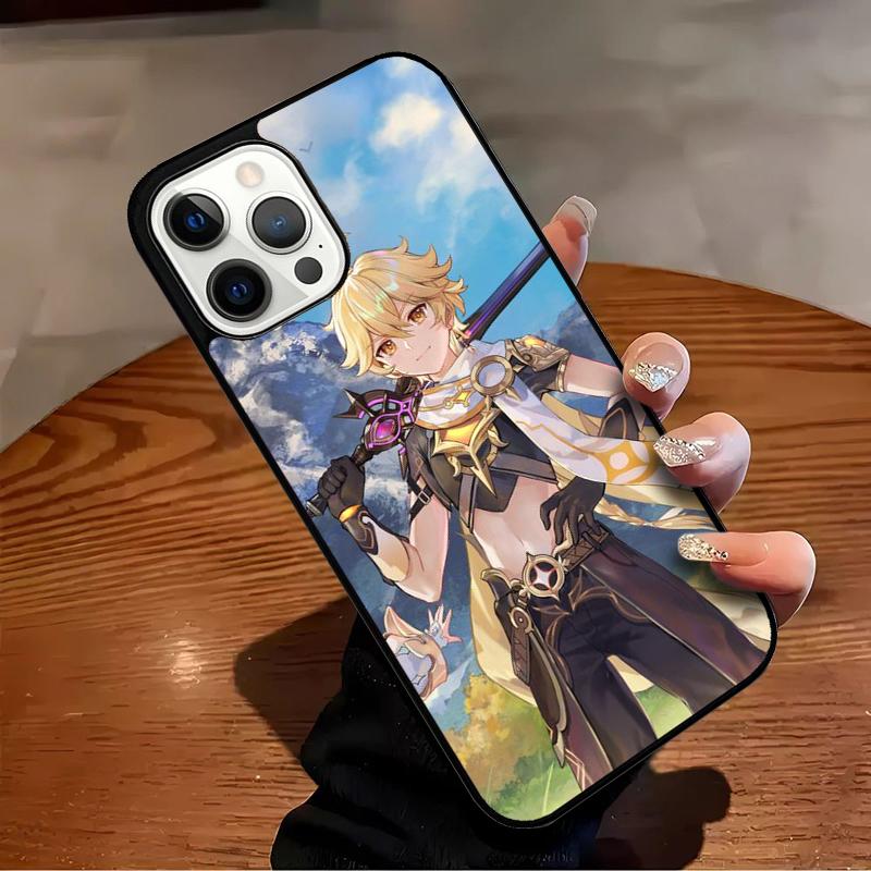 Game Genshin Impact Cute Phone Case For iPhone 17 Air 16 15 14 13 12 11 Pro Max Max Plus Bumper Case Cover