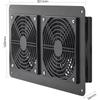 30W 12V Panel Exhaust Fan for Outdoor Chicken Coop Greenhouse