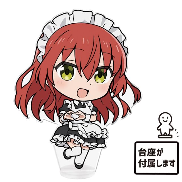 Anime "Bocchi the Rock!" DekaPuniKore! Acrylic Figure Kita Ikuyo Maid Outfit Ver.
