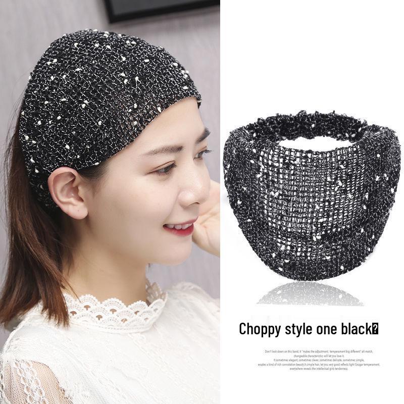 Spring & Summer Women's Embroidered Wide Headband - Sweet Korean Style Hair Accessory