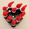 30pcs Mini Santa Hats Home Christmas Decor Lollipop Candy Cover Cup Bottle Cover