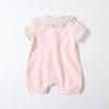 Infant & Toddler Summer Romper: Newborn Baby Girl Short Sleeve Bodysuit