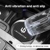 2Pcs Carbon Fiber Leather Car Coaster Water Cup Mat For Leapmotor T03 S01 C11 C01 C10 C16 B10 Non-slip Pad Interior Accessories