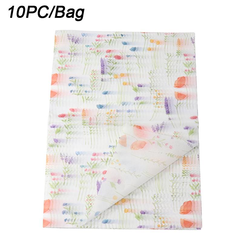 

10 шт. Цветная упаковочная бумага День святого Валентина Полупрозрачная тонкая бумага Наполнитель для подарочных пакетов 50x35см